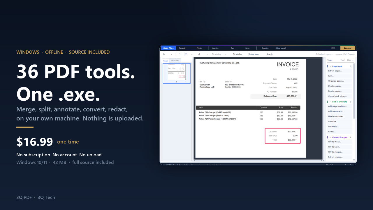 3Q PDF 36 tools